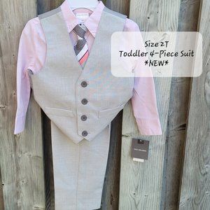 Boys' Size 2T Toddler 4-Piece Suit *NEW with tag*